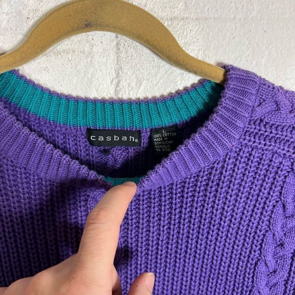Vintage Purple Sweater - Picture 5 of 8